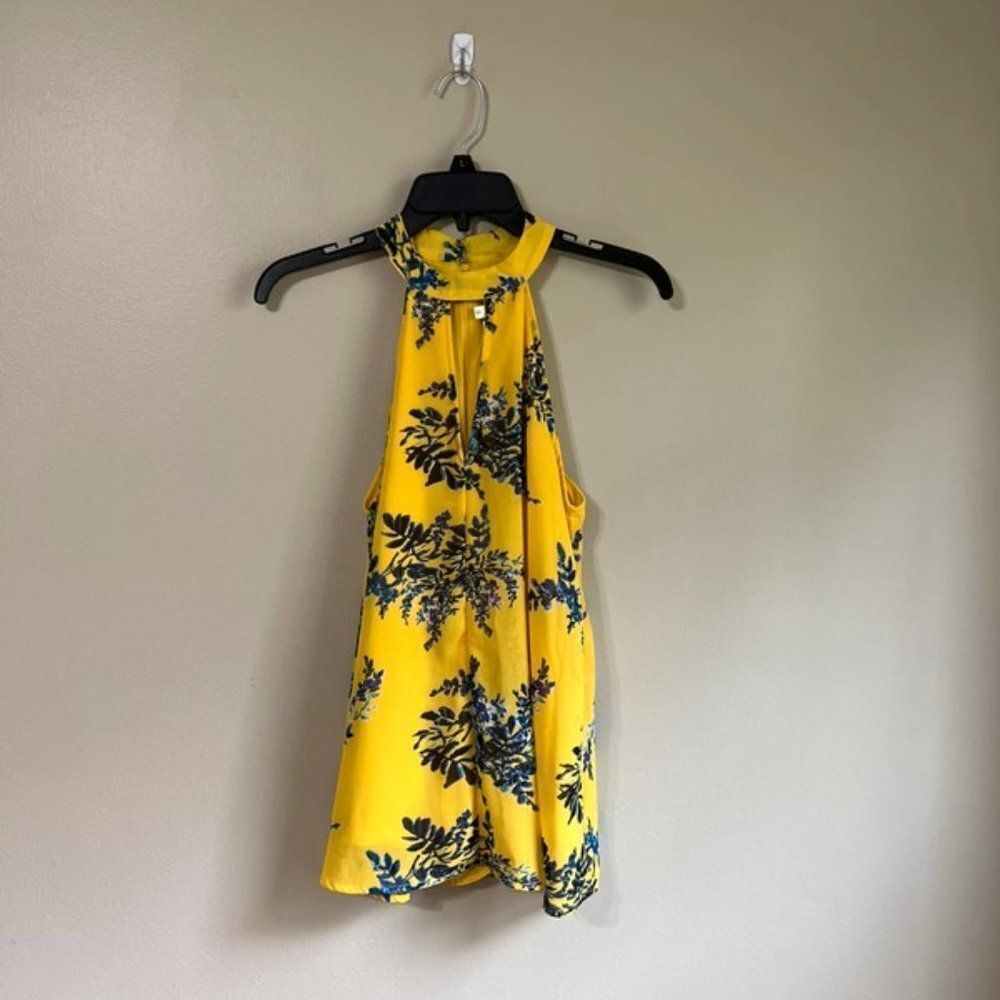Japana small yellow halter top